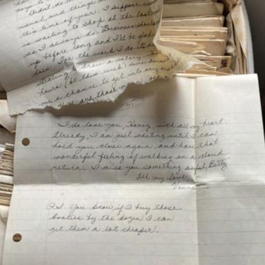 VIDEO: Decades-old love letters found