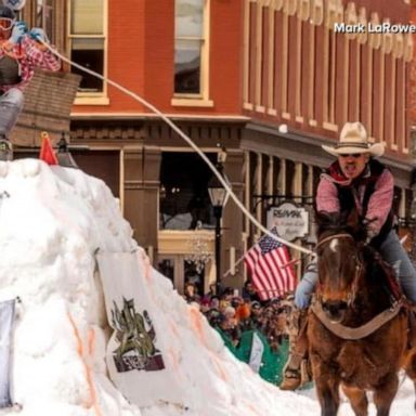 VIDEO: What is skijoring?
