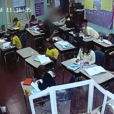 VIDEO: Classroom choking scare