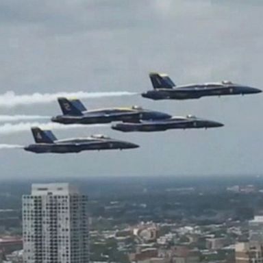 VIDEO: First female demo pilot for the Blue Angels