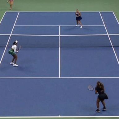 VIDEO: Williams sisters ousted from US Open doubles tournament