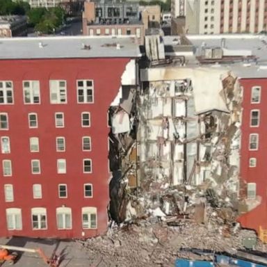 VIDEO: 9th survivor found in Iowa building collapse