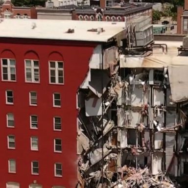 VIDEO: Demolition of collapsed building on hold