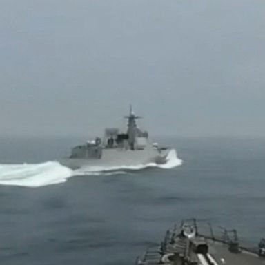 VIDEO: Tense naval encounter with Chinese warship