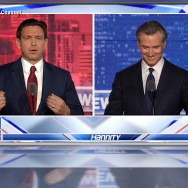 VIDEO: DeSantis and Newsom face off