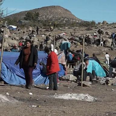 VIDEO: Desperate scenes at the southern border