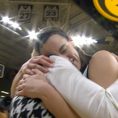 VIDEO: Caitlin Clark makes women’s hoops history