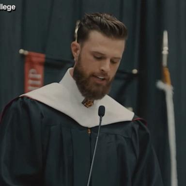 VIDEO: NFL player’s graduation speech firestorm