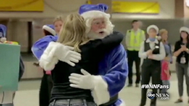 VIDEO: Travelers at two Canadian airports had their gifts granted by WestJet Airlines.