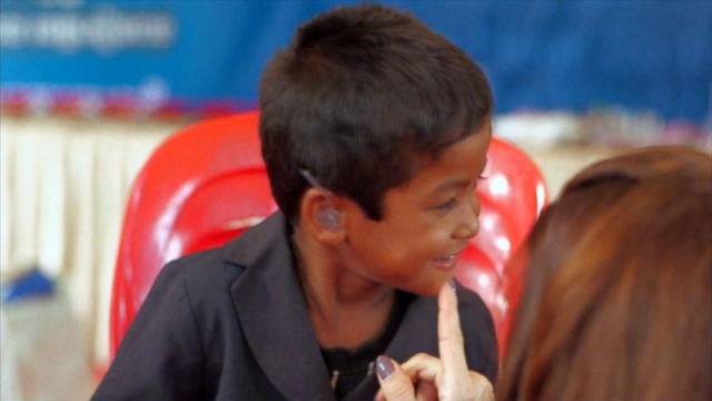 VIDEO: Last year couples foundation gave out 165,000 free hearing aids worldwide.