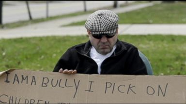 Man Ordered to Wear 'I Am a Bully' Sign