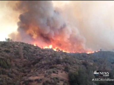 VIDEO: Wildfire Forces Hundreds to Evacuate