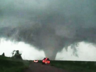 VIDEO: Caught on Tape: An Incredible 'Double' Tornado Strikes 