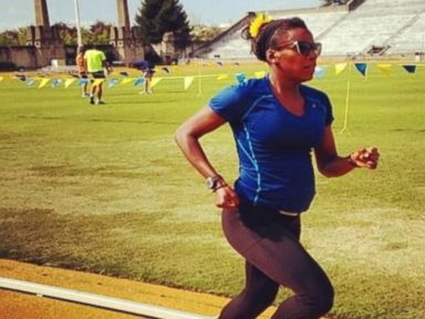 VIDEO: Alysia Montano competed in U.S. Track and Field Championships while 8 months pregnant.