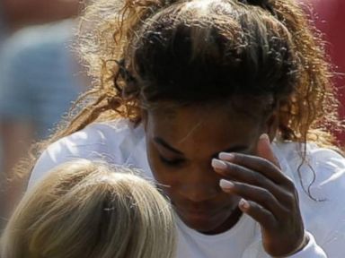 VIDEO: Serena Williams' Weird Behavior at Wimbledon