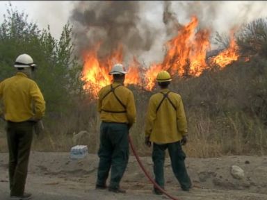 Four Separate Wildfires Come Together, Creating One Giant Inferno