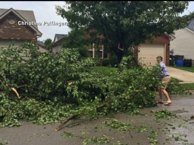 VIDEO: Powerful Winds Damage Homes in North Carolina