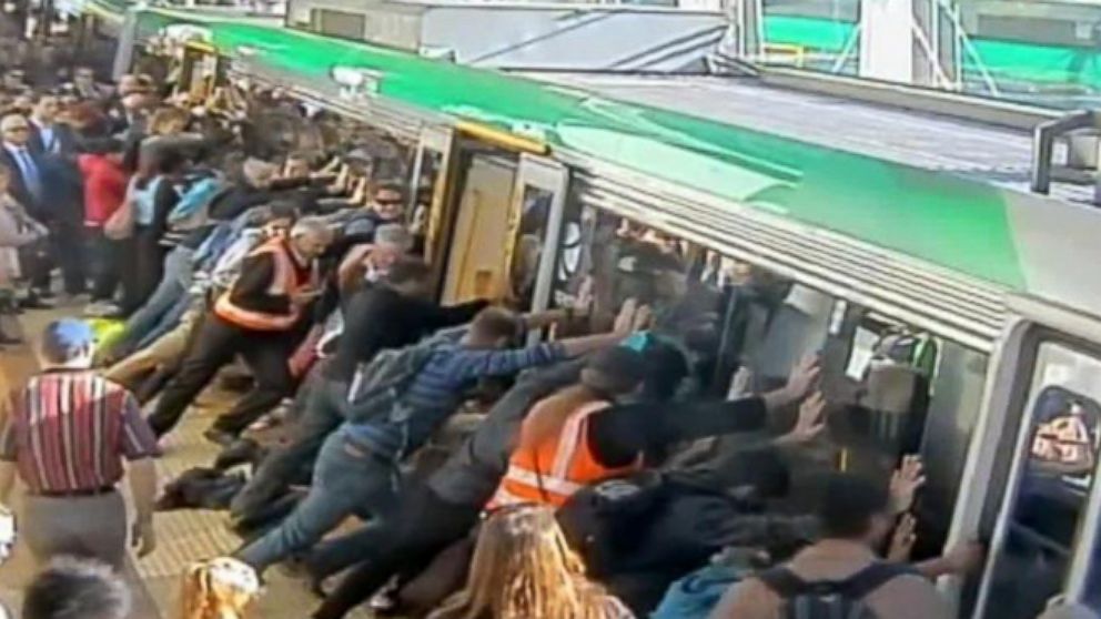 Australian Commuter Saved When Leg Gets Stuck Between Train and ...
