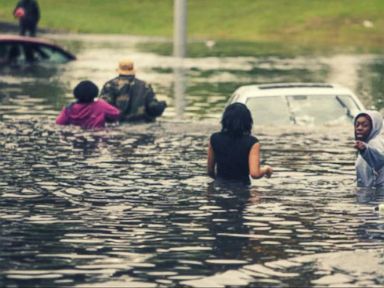 VIDEO: Dangerous flooding leaves hundreds of people stranded.