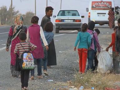 VIDEO: ISIS Forces Flood of Syrian Refugees Into Turkey