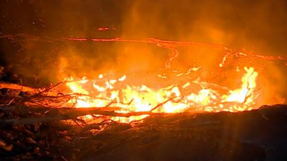 Unstoppable River of Fire in Hawaii Video ABC News