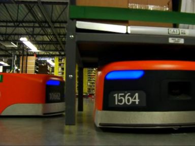 VIDEO: Robots Deliver Discounts at Amazon