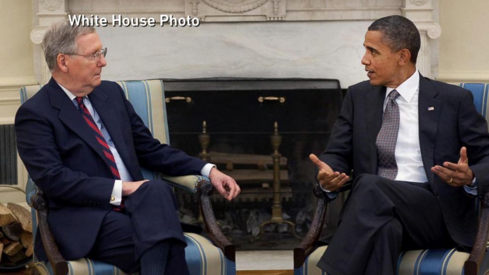 President Obama and Sen. Mitch McConnell Meet Face-to-Face Video - ABC News