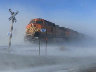 VIDEO: Blizzard Causes White-Out Conditions in North Dakota