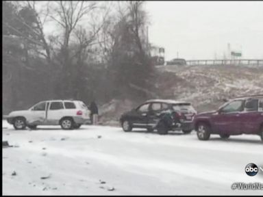 VIDEO: Tornadoes, Winter Storms Cause Trouble on the Roads