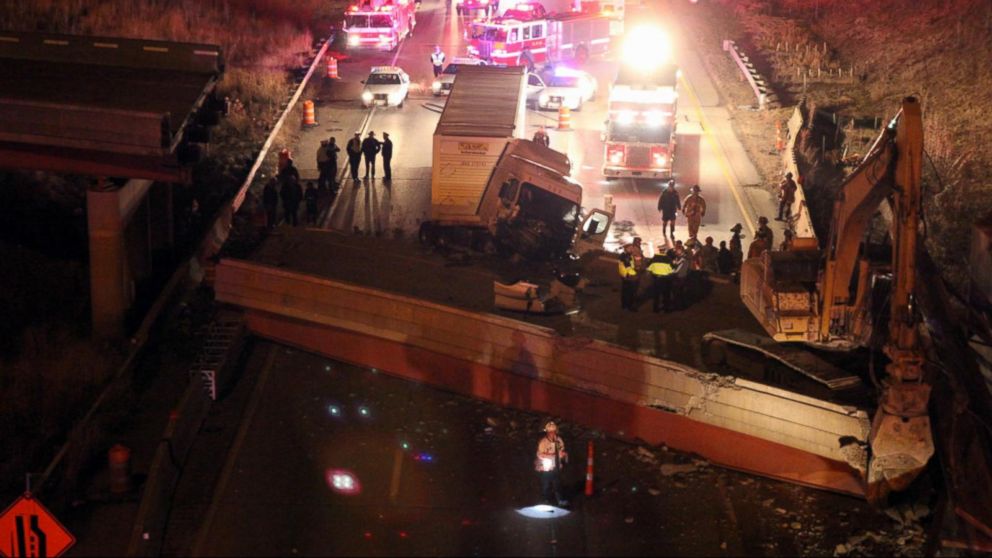 Deadly Bridge Collapse on I75 in Cincinnati, Ohio Video ABC News