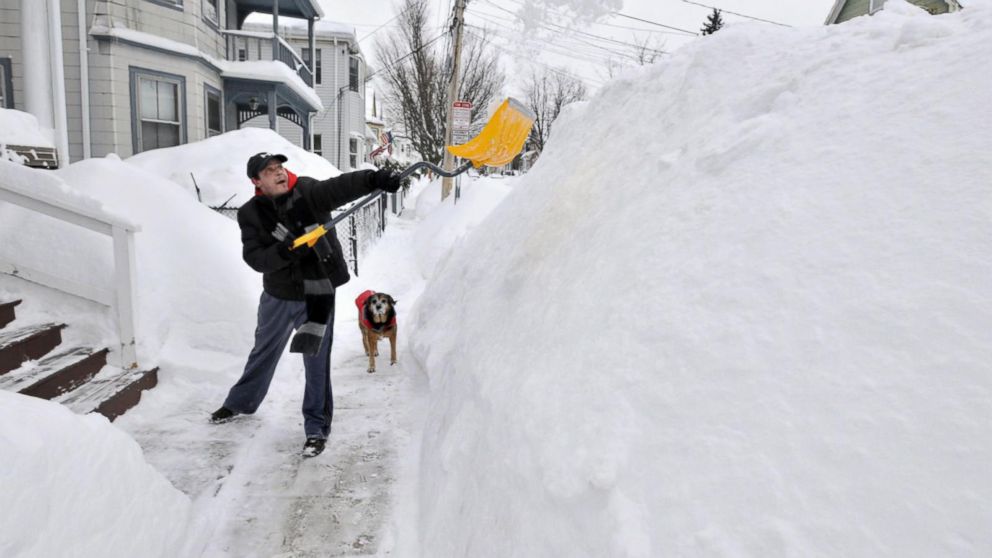 Massachusetts State of Emergency; Boston Buried in Snow Video ABC News