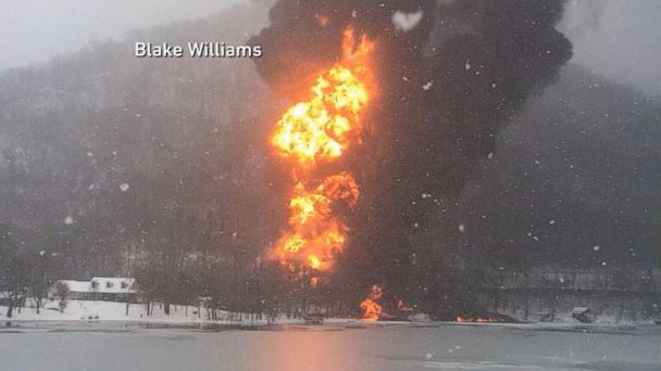 Video River on Fire in West Virginia - ABC News