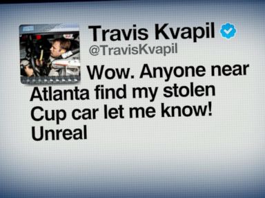 VIDEO: Index: NASCAR Driver Travis Kvapil Withdraws Because Race Car Was Stolen