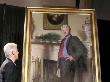 VIDEO: Monica's Blue Dress Casts a Shadow in Clinton Presidential Portrait