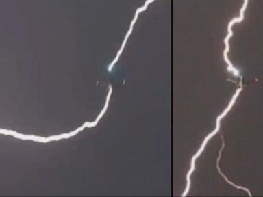 VIDEO: Mid-Air Scare When Lightning Strikes 2 Planes Over Seattle