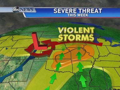 VIDEO: Severe Storm Watch in Kentucky, Kansas and Parts of the Midwest