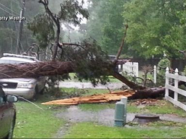 VIDEO: Severe Storms Smash Louisiana and Kansas