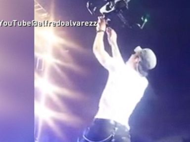 VIDEO: Enrique Iglesias Recovering After Drone Accident on Stage