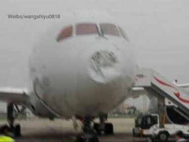 VIDEO: Jet Damaged by Hail Forced to Return to Beijing an Hour After Takeoff