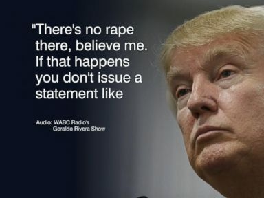 VIDEO: Donald Trump at the Center of New Controversy Over Rape Comments During