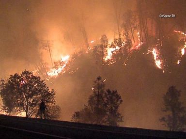 VIDEO: More Than 12,000 Evacuate Homes to Escape California Wild Fires