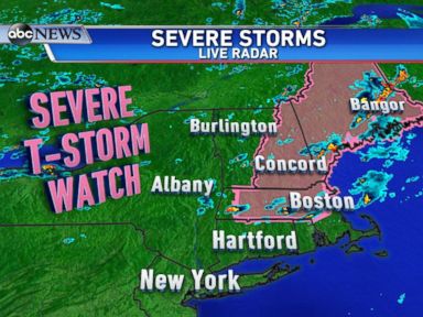 VIDEO: Severe Weather Headed for the Northeast