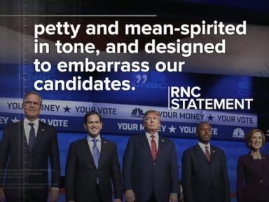 VIDEO: Republicans Taking Aim at Debate Moderators