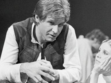 VIDEO: Carrie Fisher and Harrison Ford Describe Their Iconic Roles from a Galaxy Far, Far Away