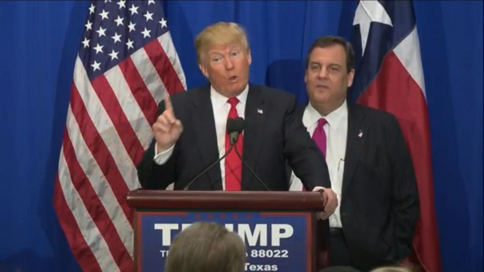 Chris Christie Endorses Donald Trump Good Morning America