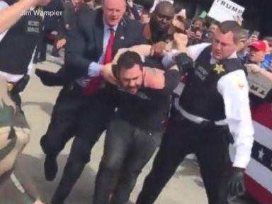 VIDEO: Protesters Continue to Clash at Trump Events