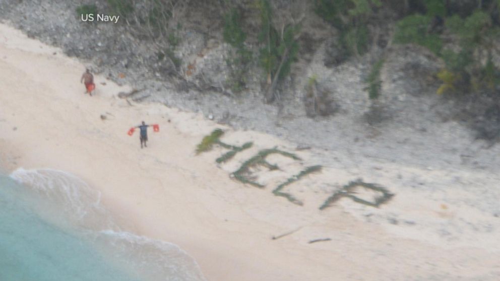 Castaways Rescued From Deserted Island Video - ABC News