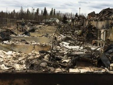 VIDEO: Canada Wildfire Scorches Hundreds of Miles