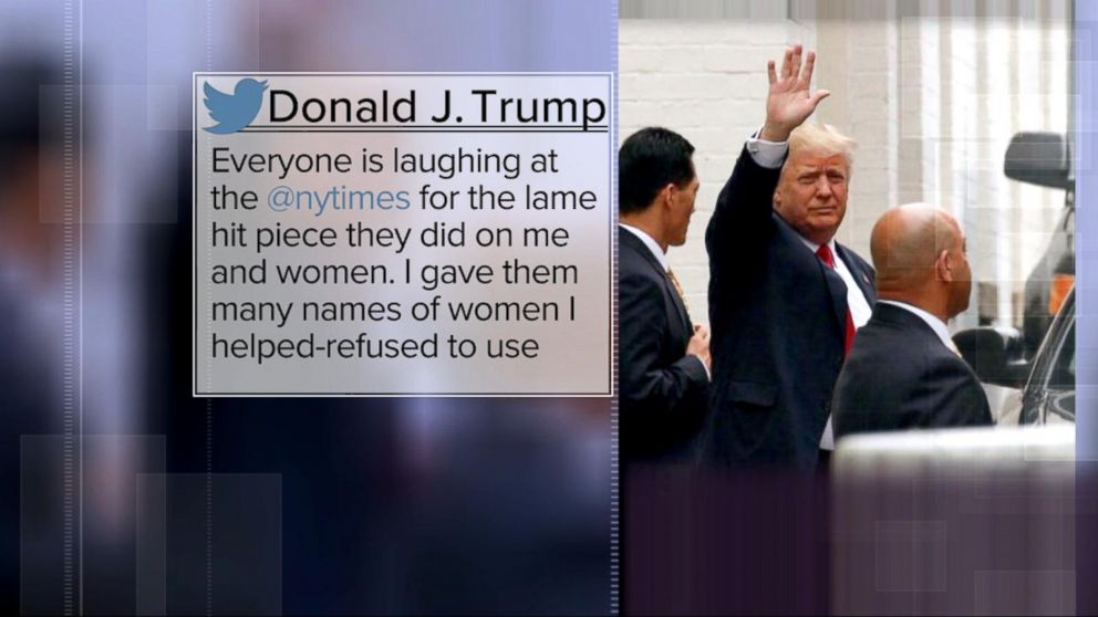 Video Donald Trump On The Defensive Over Charges Of Sexist Behavior ...