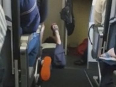 VIDEO: Video Shows Passenger Meltdown Aboard Plane